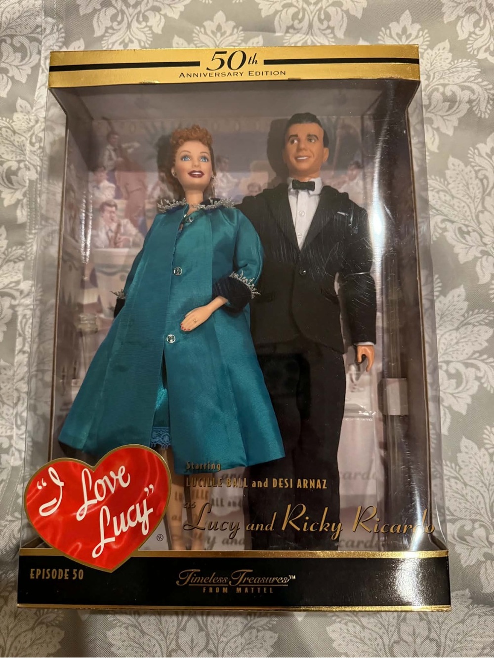 Barbie 50th Anniversary Edition I Love Lucy & Ricky Ricardo Episode 50 ~ NRFB